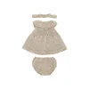 Miniland Dolls|4 Years < Knit Doll Outfit - 12" Dress & Headband