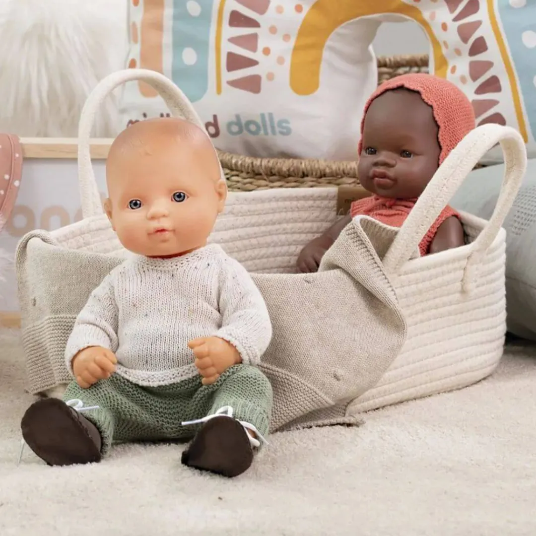 Miniland Dolls|4 Years < Knit Doll Sweater and Pant Set - 12"