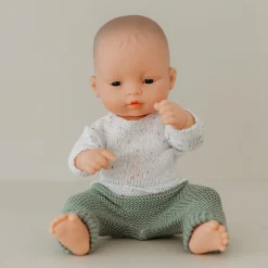 Miniland Dolls|4 Years < Knit Doll Sweater and Pant Set - 12"