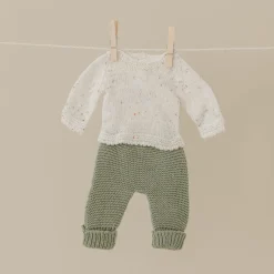 Miniland Dolls|4 Years < Knit Doll Sweater and Pant Set - 12"