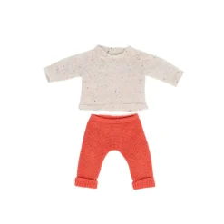 Miniland Dolls|4 Years < Knit Doll Sweater & Pants Set - 15"
