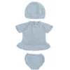 Miniland 4 Years|3 Years < Knitted Doll Outfit - 15'' Dress & Hat
