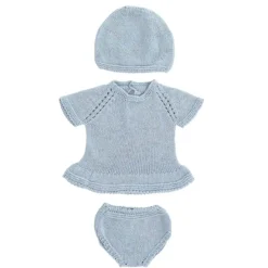 Miniland 4 Years|3 Years < Knitted Doll Outfit - 15'' Dress & Hat