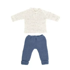 Miniland 4 Years|3 Years < Knitted Doll Sweater and Pant Set - 15''