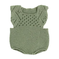 Miniland 4 Years|3 Years < Knitted Romper & Bonnet Doll Outfit - 15"