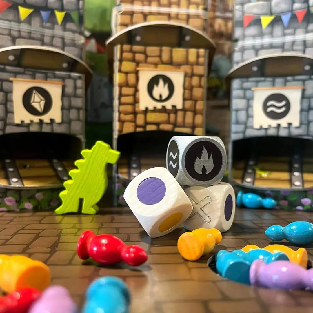 HABA Games|4 Years < Knuckling Knights and the Big Dragon Spectacle