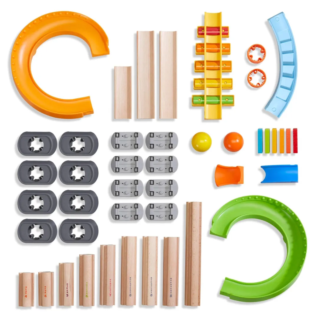 HABA Marble & Ball Runs|Wooden Toys < Kullerbu Melody Dominoes Set