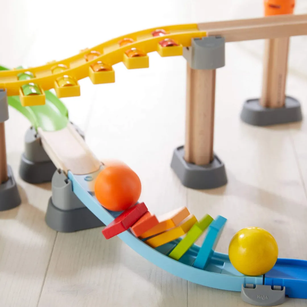 HABA Marble & Ball Runs|Wooden Toys < Kullerbu Melody Dominoes Set