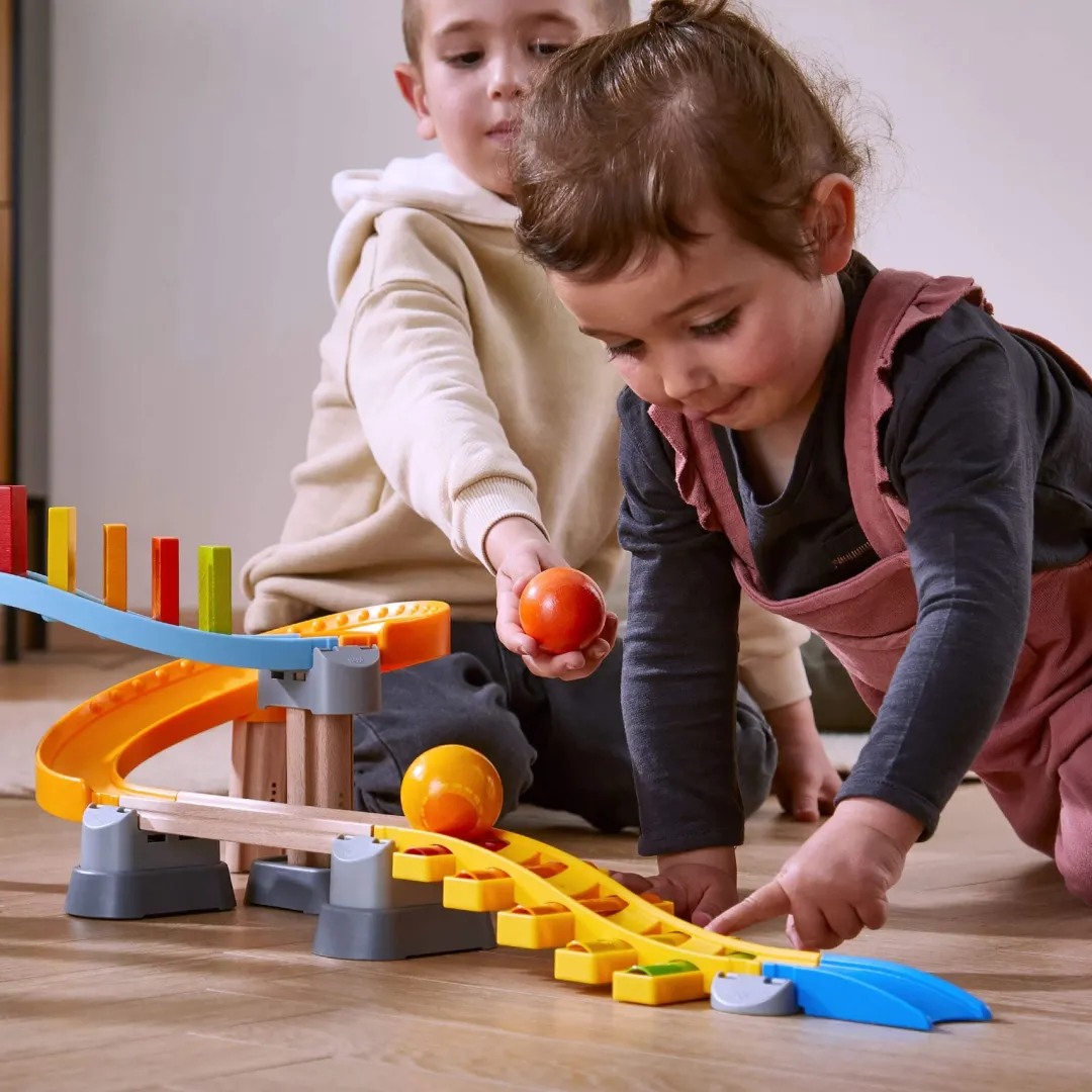 HABA Marble & Ball Runs|Wooden Toys < Kullerbu Melody Dominoes Set