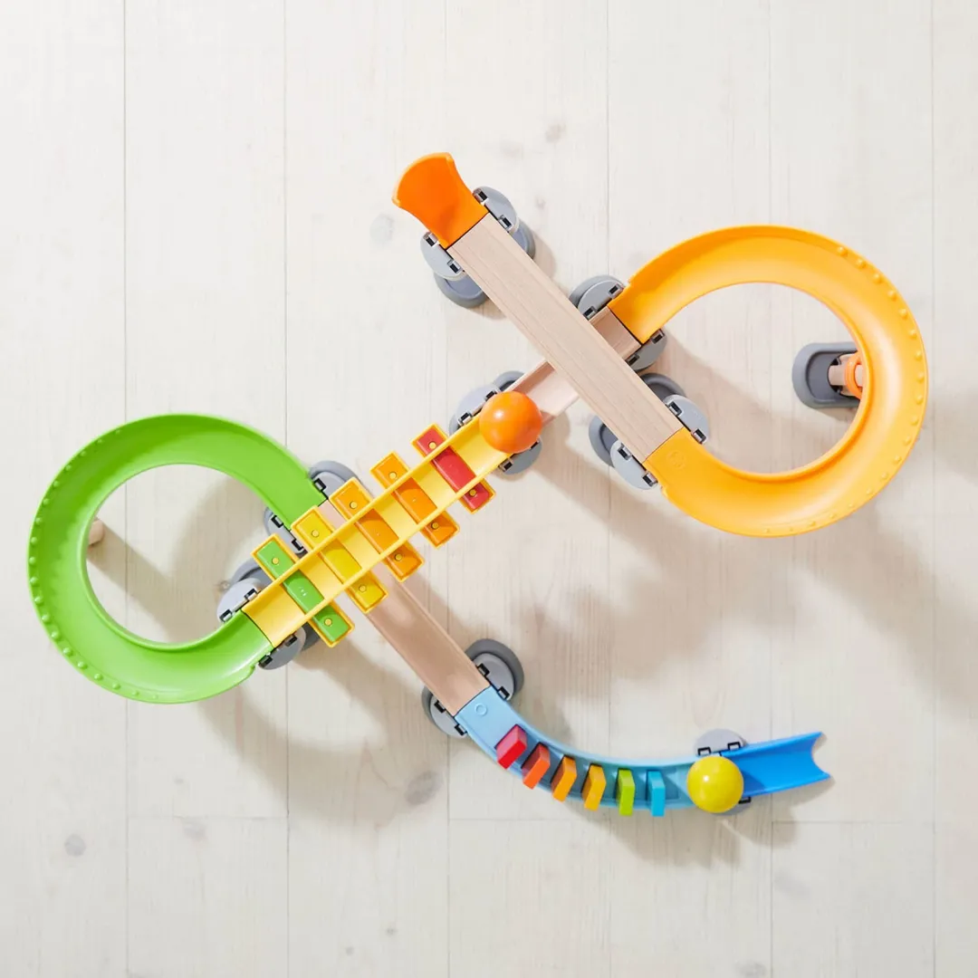 HABA Marble & Ball Runs|Wooden Toys < Kullerbu Melody Dominoes Set