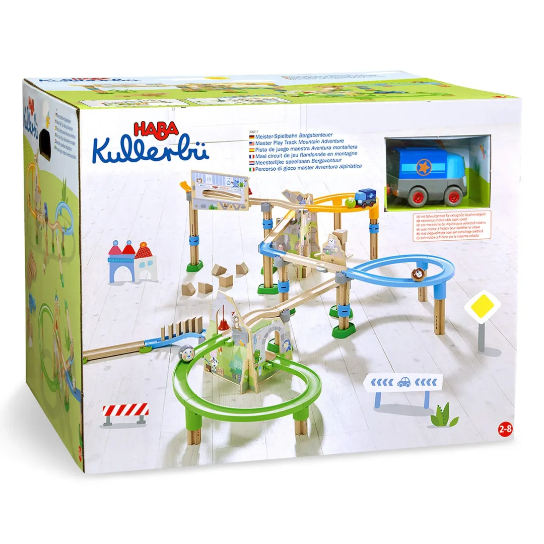 HABA Marble & Ball Runs|Wooden Toys < Kullerbu Mountain Adventure Track Set