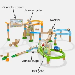 HABA Marble & Ball Runs|Wooden Toys < Kullerbu Mountain Adventure Track Set