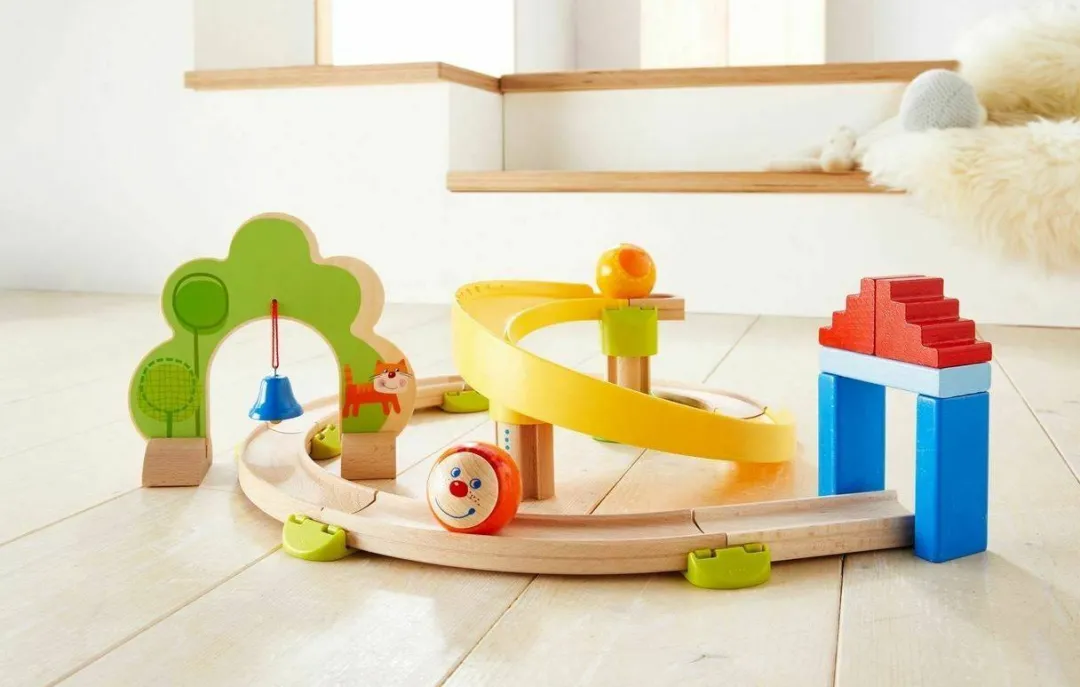 HABA Marble & Ball Runs|Wooden Toys < Kullerbu Spiral Starter Track Set
