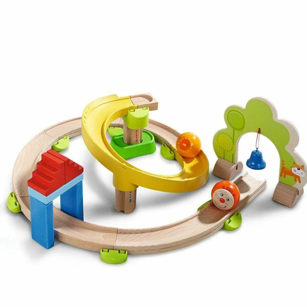 HABA Marble & Ball Runs|Wooden Toys < Kullerbu Spiral Starter Track Set