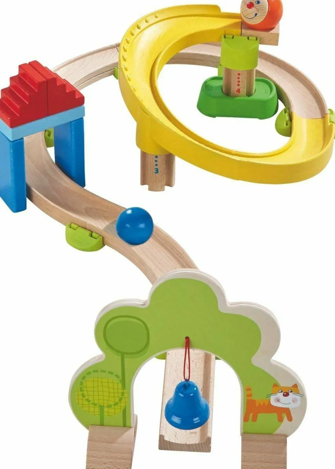 HABA Marble & Ball Runs|Wooden Toys < Kullerbu Spiral Starter Track Set