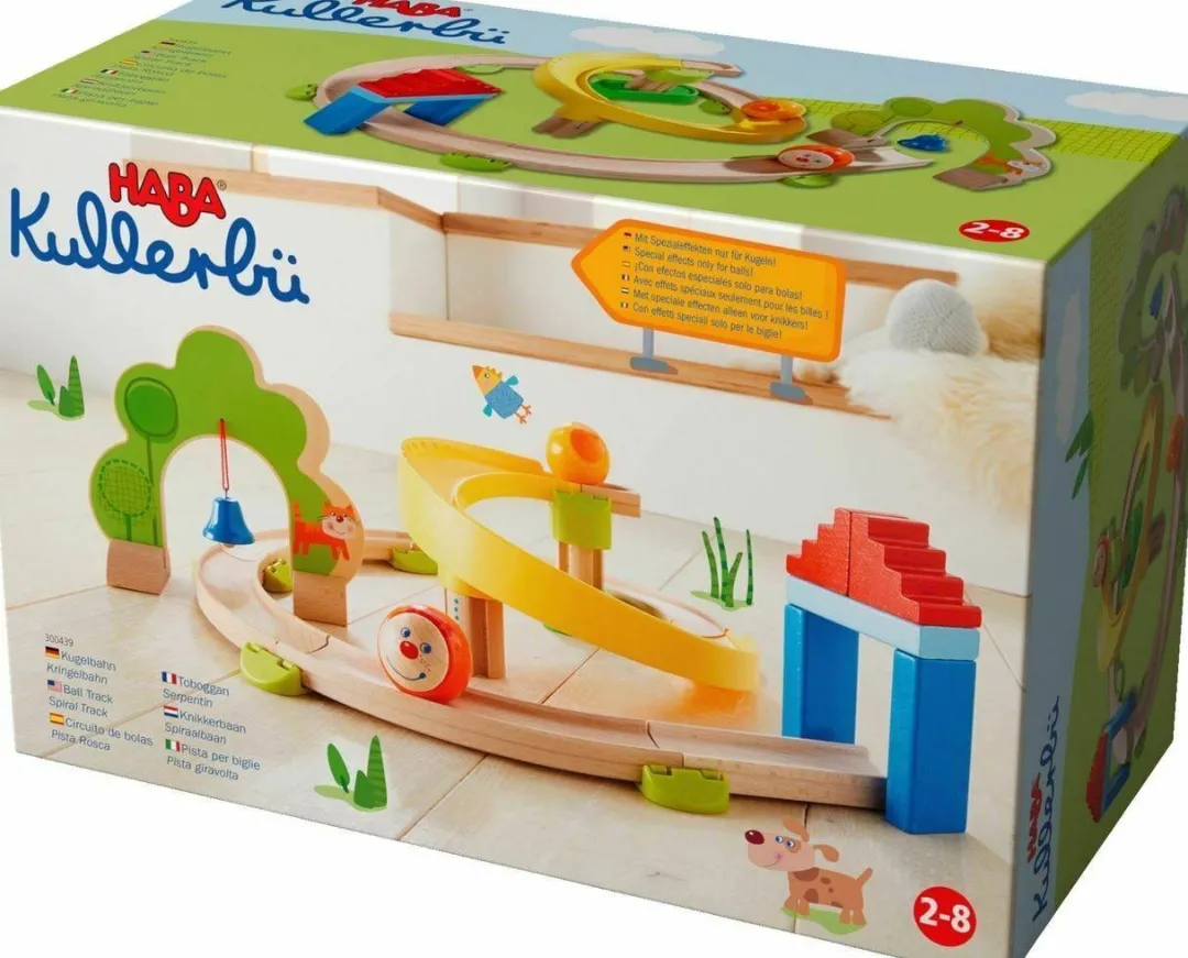 HABA Marble & Ball Runs|Wooden Toys < Kullerbu Spiral Starter Track Set