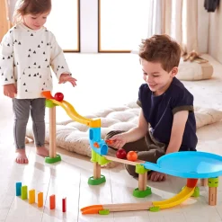 HABA Marble & Ball Runs|Wooden Toys < Kullerbu Traffic Jam Ball Track Set