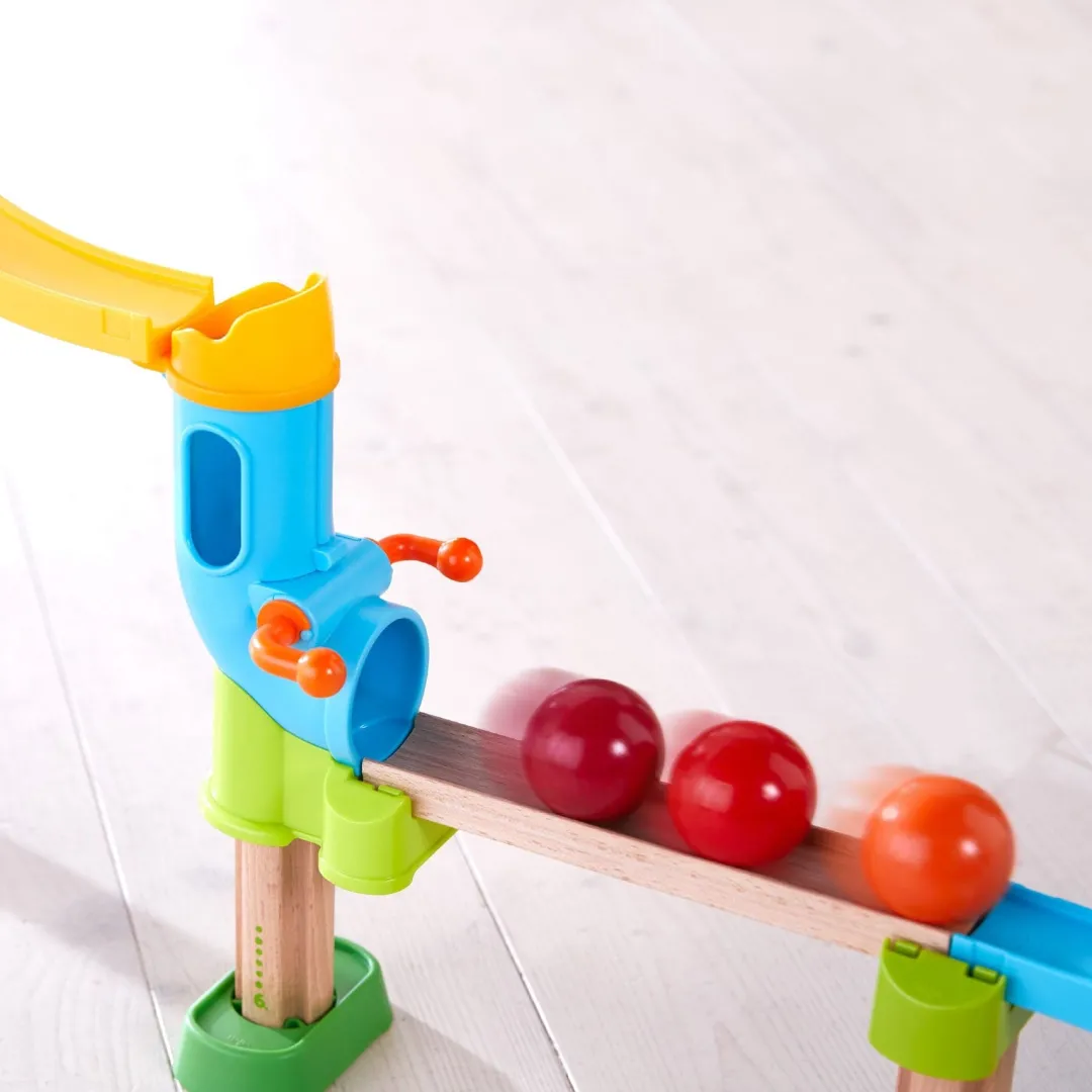 HABA Marble & Ball Runs|Wooden Toys < Kullerbu Traffic Jam Ball Track Set