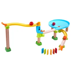HABA Marble & Ball Runs|Wooden Toys < Kullerbu Traffic Jam Ball Track Set