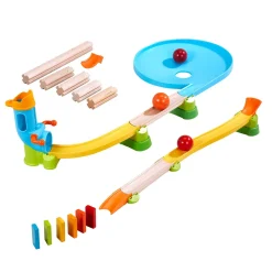 HABA Marble & Ball Runs|Wooden Toys < Kullerbu Traffic Jam Ball Track Set