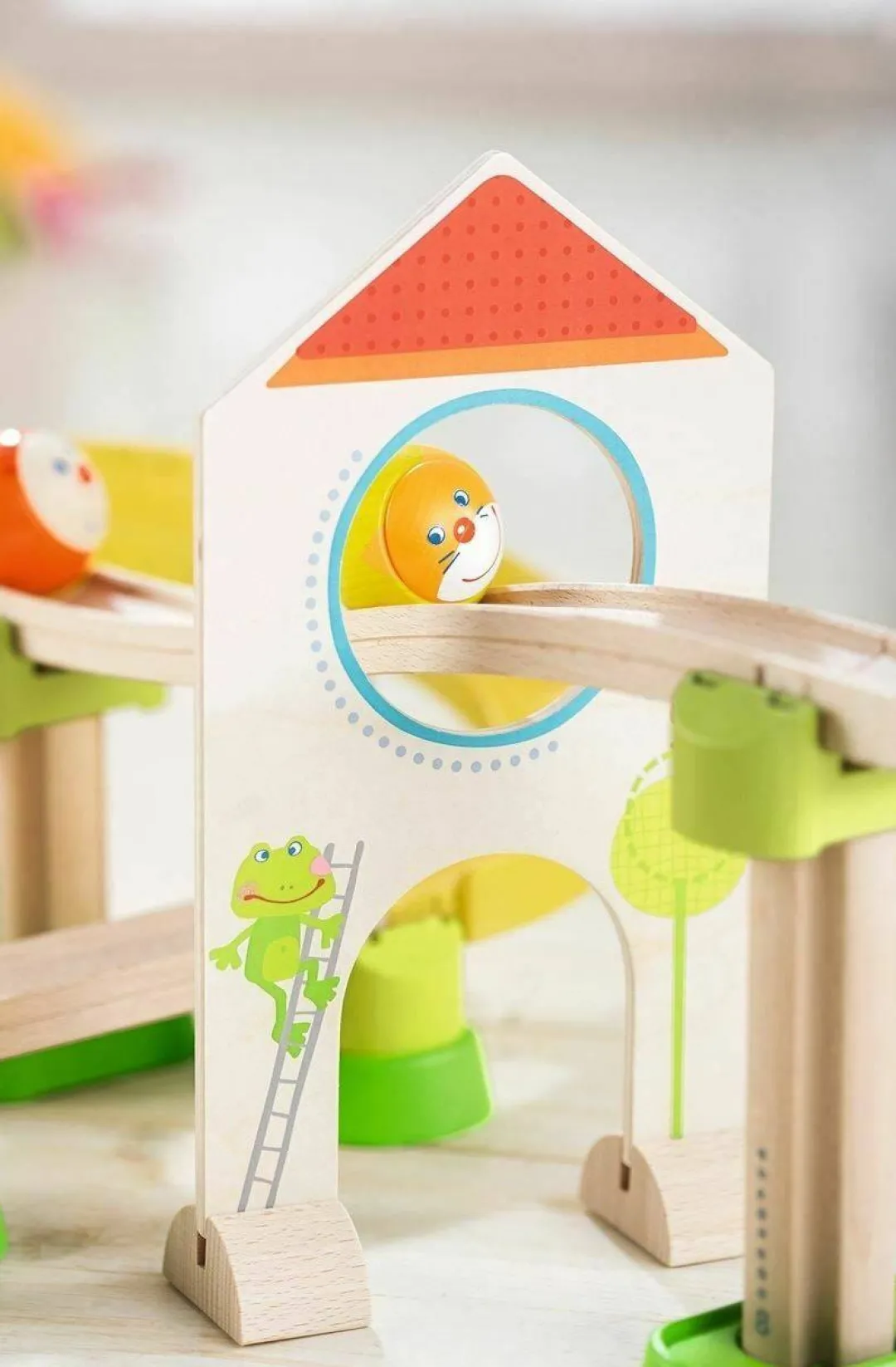 HABA Marble & Ball Runs|4 Years < Kullerbu Windmill Starter Track Set - 25 Pieces