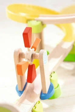 HABA Marble & Ball Runs|4 Years < Kullerbu Windmill Starter Track Set - 25 Pieces
