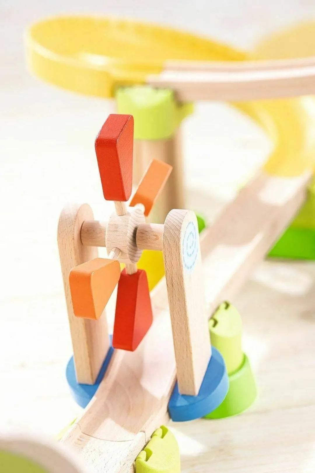 HABA Marble & Ball Runs|4 Years < Kullerbu Windmill Starter Track Set - 25 Pieces
