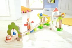 HABA Marble & Ball Runs|4 Years < Kullerbu Windmill Starter Track Set - 25 Pieces