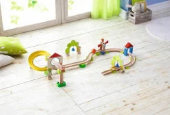 HABA Marble & Ball Runs|4 Years < Kullerbu Windmill Starter Track Set - 25 Pieces