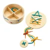 PlanToys Early Learning|Wooden Toys < Lacing Skills Set