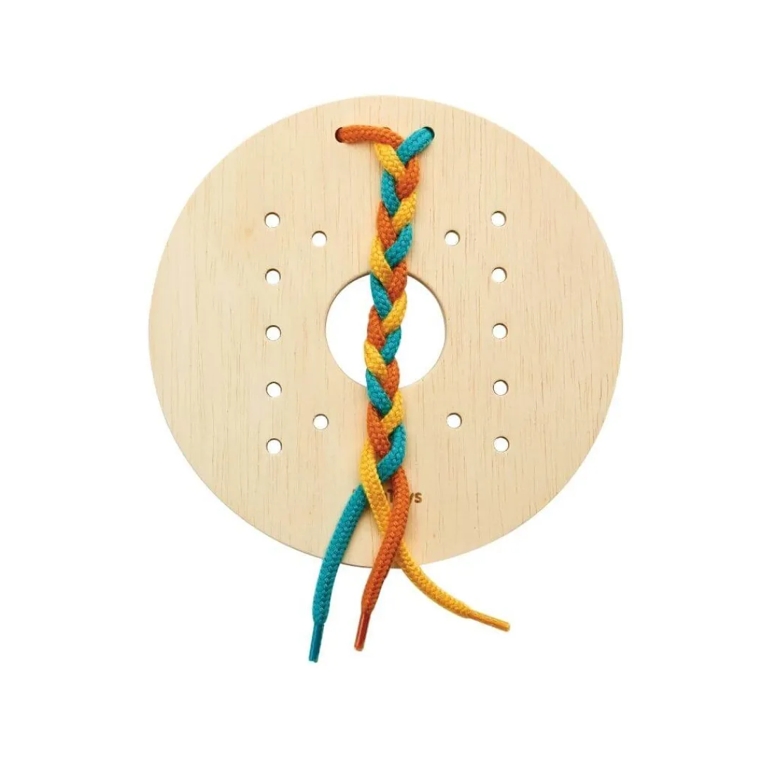 PlanToys Early Learning|Wooden Toys < Lacing Skills Set