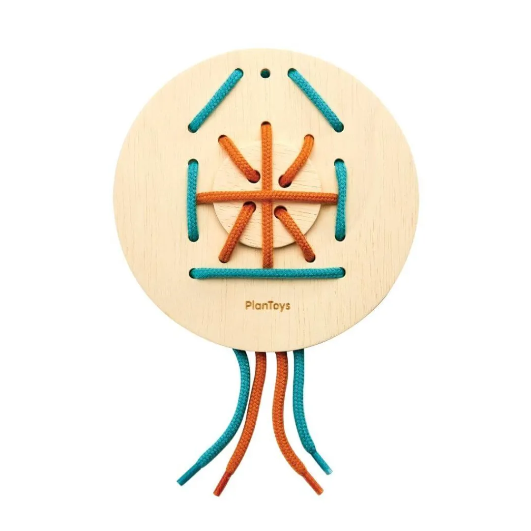 PlanToys Early Learning|Wooden Toys < Lacing Skills Set