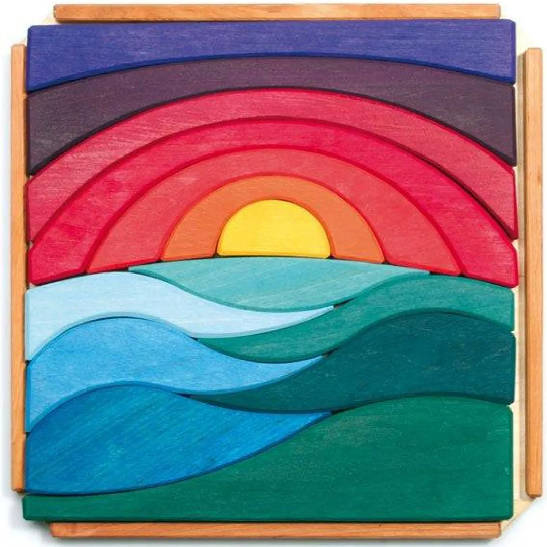 Grimm's Spiel u0026 Holz Wooden Toys|Puzzles < Landscape Wooden Puzzle