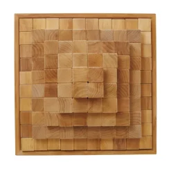 Grimm's Spiel u0026 Holz Marble & Ball Runs|Wooden Toys < Large Natural Wooden Stepped Pyramid