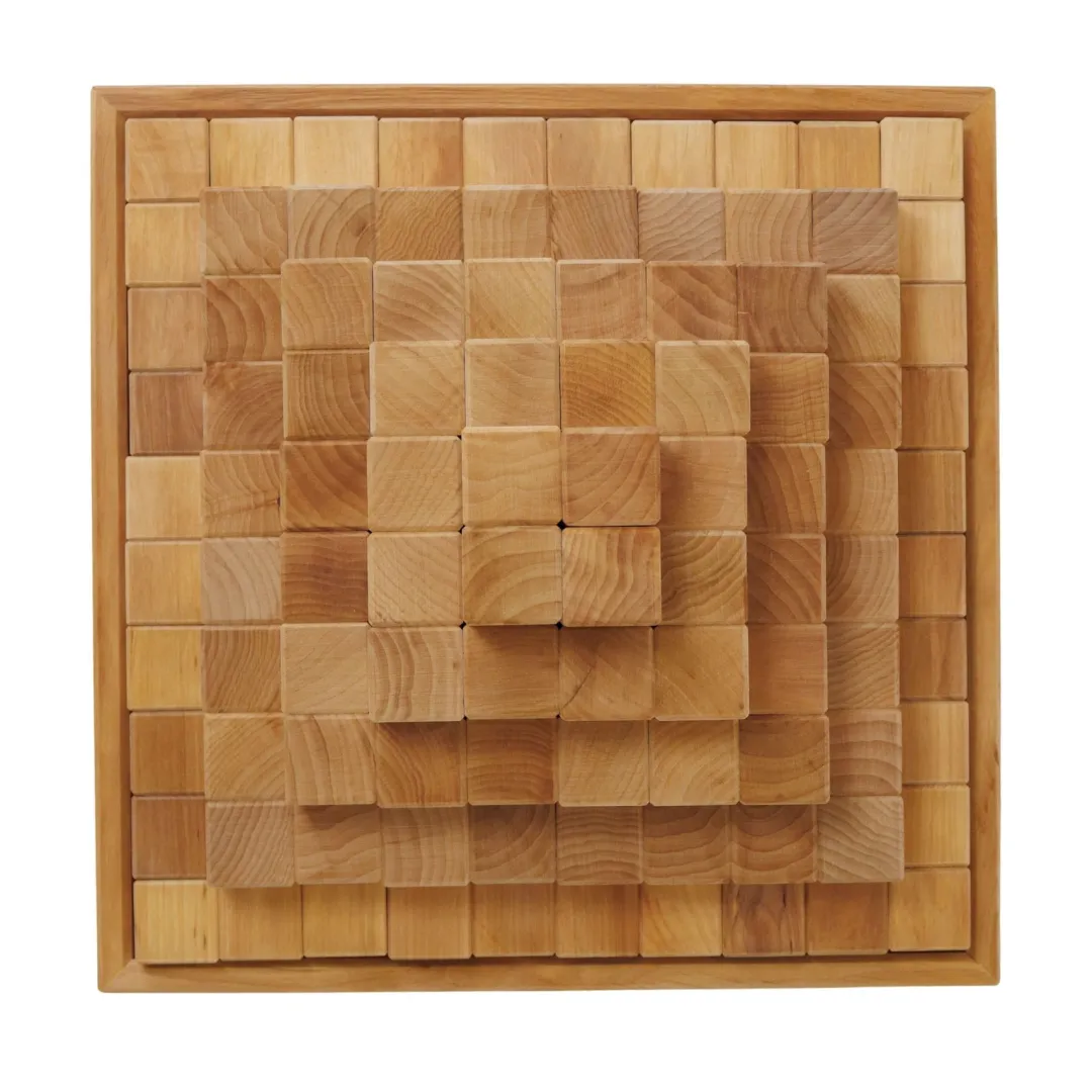 Grimm's Spiel u0026 Holz Marble & Ball Runs|Wooden Toys < Large Natural Wooden Stepped Pyramid