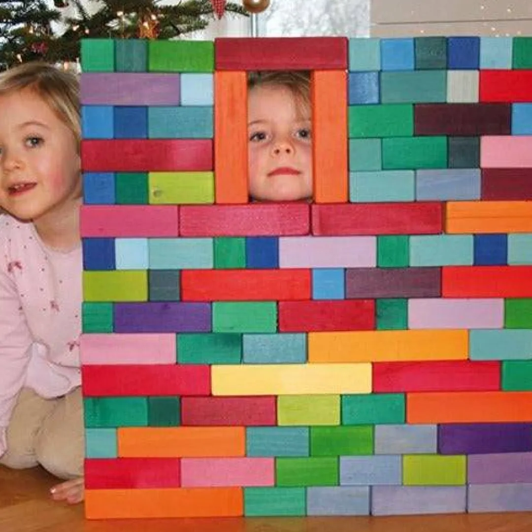 Grimm's Spiel u0026 Holz Marble & Ball Runs|Wooden Toys < Large Stepped Pyramid Wooden Math Blocks