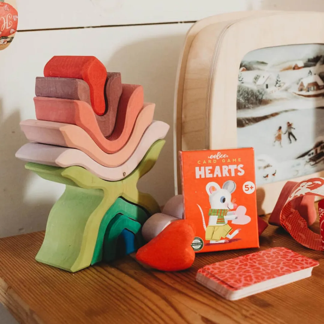 Grimm's Spiel u0026 Holz 12-24 Months|Wooden Toys < Little Flower Nesting Blocks