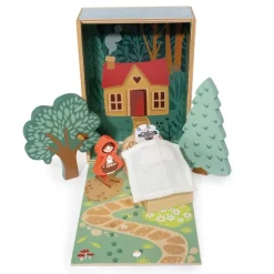 Tender Leaf Toys Dollhouses|Wooden Toys < Little Red Riding Hood Wooden Story Box