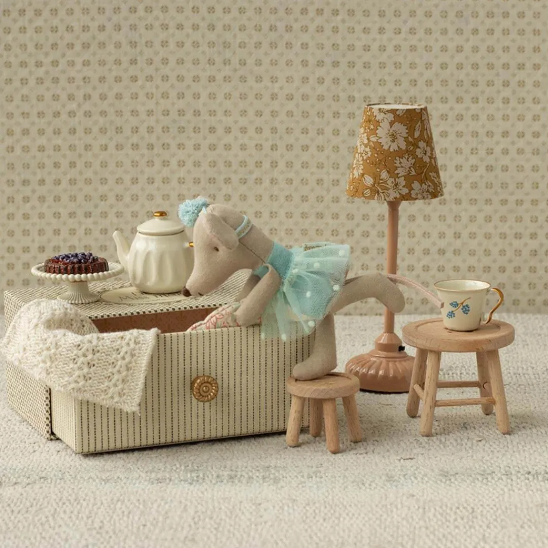 Maileg Dolls|Maileg Collection < Little Sister Dance Mouse with Daybed