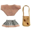 Maileg Maileg Collection|4 Years < Little Sister Mouse Clothing Set and Bag