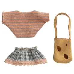Maileg Maileg Collection|4 Years < Little Sister Mouse Clothing Set and Bag