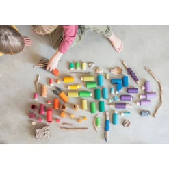 Grapat Wooden Toys|4 Years < Lola 72-Piece Wooden Building Set