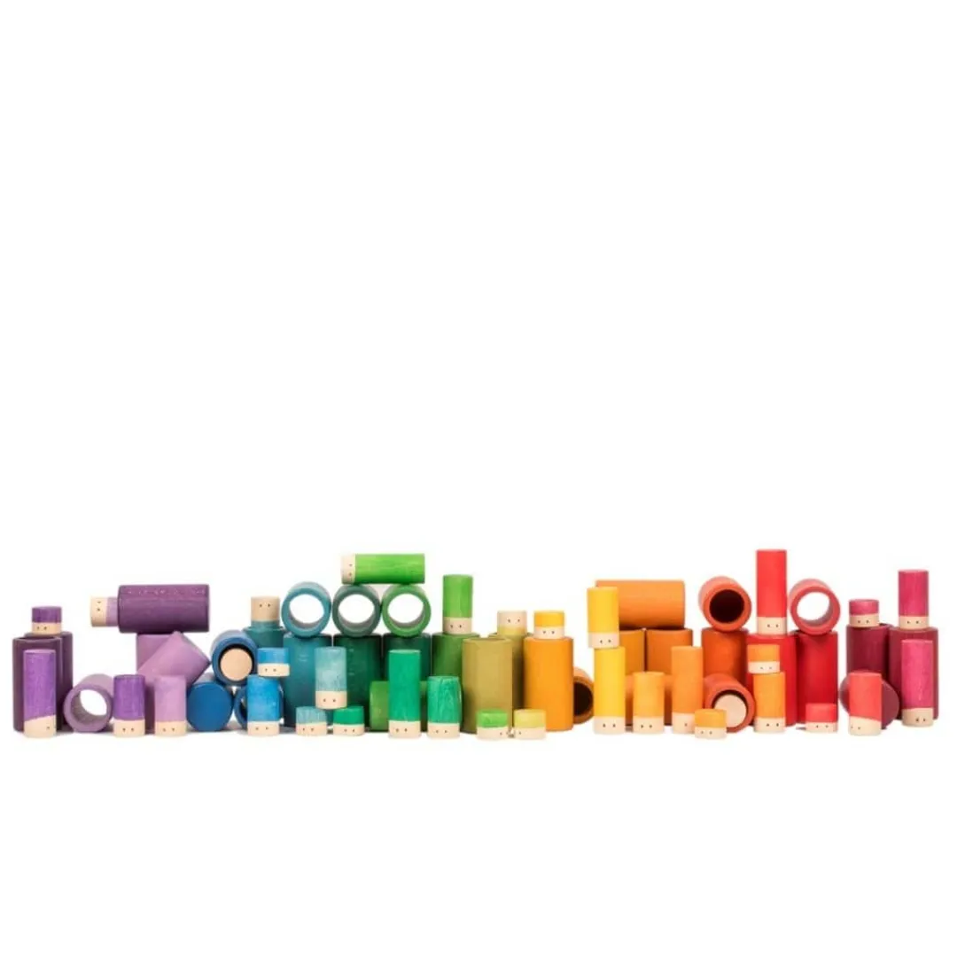 Grapat Wooden Toys|4 Years < Lola 72-Piece Wooden Building Set