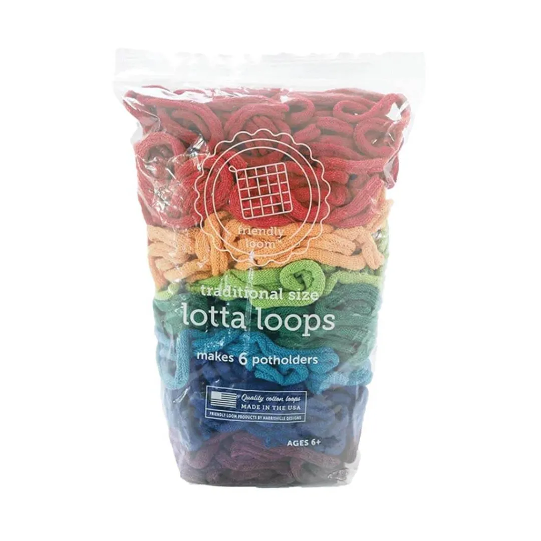 Harrisville Designs Handwork|Made In The Usa < Lotta Loops - Potholder Loom Loops Bright