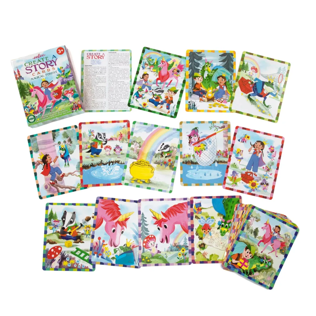 eeboo Fairies & Gnomes|Games < Magical Forest Create a Story Cards