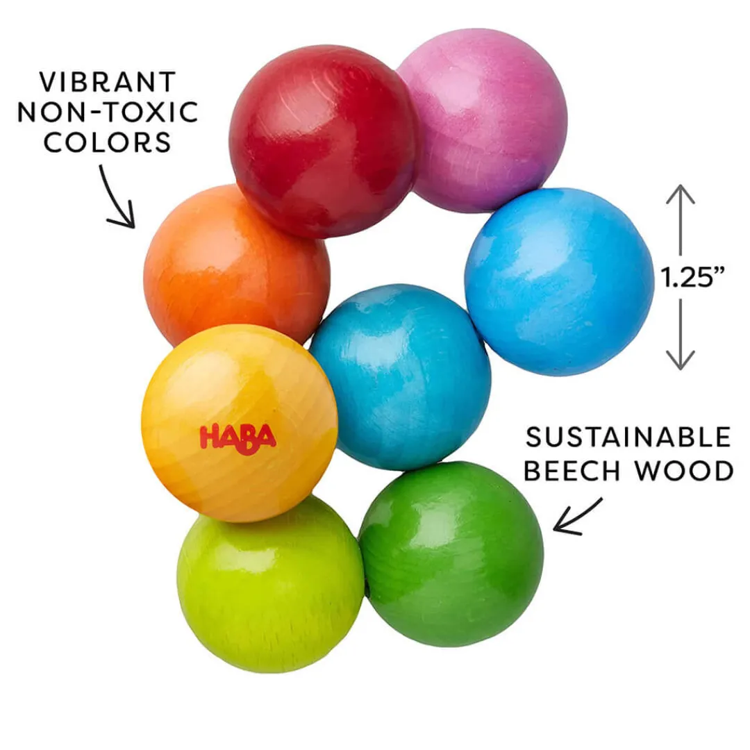 HABA 12-24 Months|0-12 Months < Magica Wooden Beads Clutching Toy