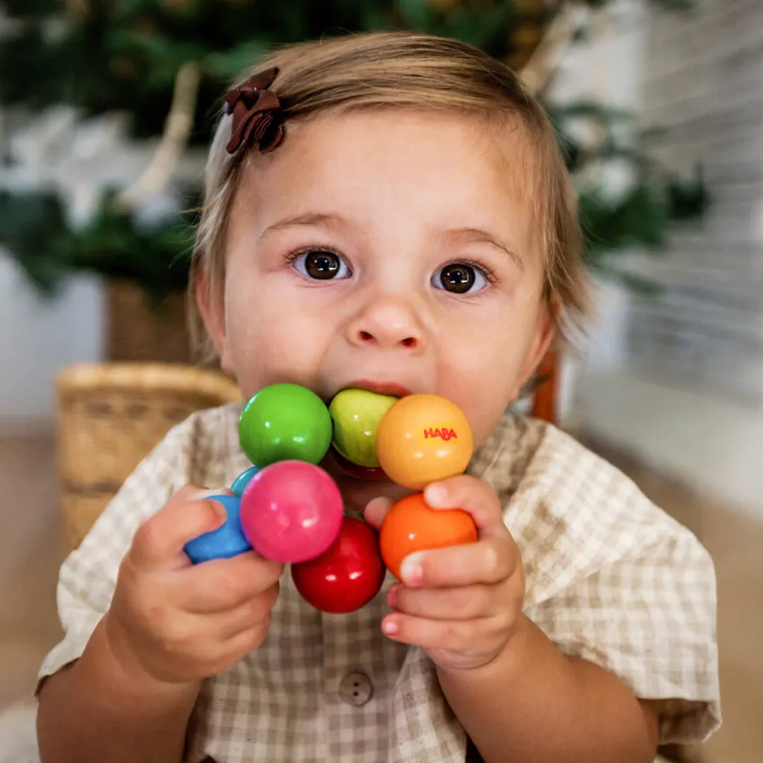 HABA 12-24 Months|0-12 Months < Magica Wooden Beads Clutching Toy