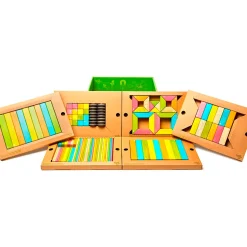 Tegu 12-24 Months|Wooden Toys < Magnetic Wooden Blocks Classroom Kit - 130 Piece Kit