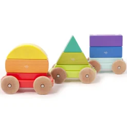Tegu 12-24 Months|4 Years < Magnetic Wooden Shape Train