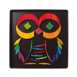 Grimm's Spiel u0026 Holz Wooden Toys|Puzzles < Magnetic Wooden Tile Puzzle - Rainbow Wheel